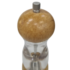 MOEDOR SAL PIMENTA ACRILICO MADEIRA18CM ED510417