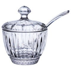 ACUCAREIRO VIDRO BLEND C/ TAMPA COLHER ACRILICO