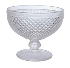 TACA SOBREMESA VIDRO BICO JACA 390ML TRANSPARENTE