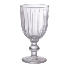 TACA AGUA/ VINHO VIDRO MELINA 260ML