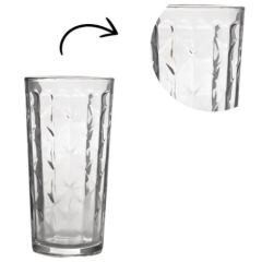 JOGO COPO ALTO VIDRO PIEMONTE 4PCS 220ML