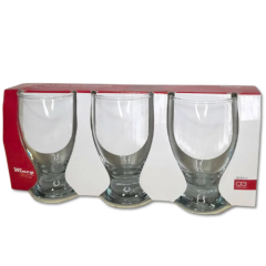 JOGO COPO VIDRO BOSTON 3PCS 300ML