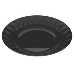 PRATO PLASTICO DECORADO 21CM CORES