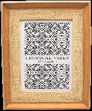 PORTA RETRATO MDF 15X20CM BEGE