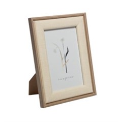 PORTA RETRATO MDF 10X15CM BEGE