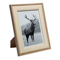 PORTA RETRATO MDF 13X18CM BEGE