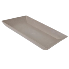 PETISQUEIRA PLASTICO MADADEIRA RETANGULAR 28CM CINZA