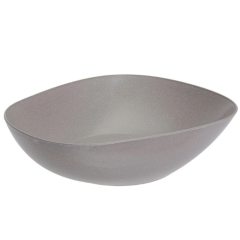 SALADEIRA PLASTICO MADEIRA FUNNY 2,7L CINZA
