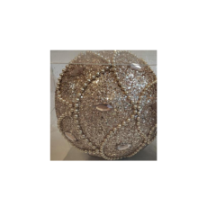 BOLA NATAL 2PCS 10CM CHAMPAGNE ED510908