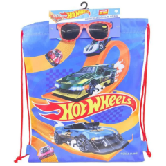 SACOCHILA E OCULOS INFANTIL HOT WHEELS