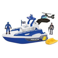 BRINQUEDO BARCO PATRULHA NAVAL POLICIA