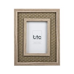 PORTA RETRATO MADEIRA C/ TRELICA 10X15CM NATURAL