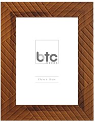 PORTA RETRATO RESINA 13X18CM MARROM ESCURO