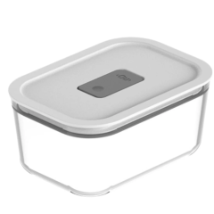 POTE VIDRO HERMETICO C/TAMPA FRES LOCK 370ML BEGE
