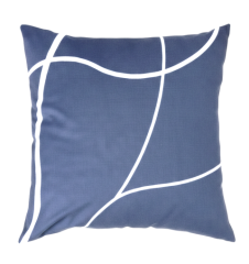 CAPA ALMOFADA 45X45 ESTAMP LS BLU BER