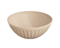 SALADEIRA PLASTICA MULTIUSO  1,5L BEGE