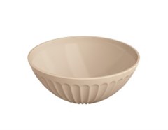 SALADEIRA PLASTICA MULTIUSO 1L BEGE