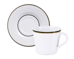 XICARA CHA COM PIRES PORCELANA SIENNA 185ML