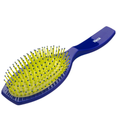 ESCOVA CABELO OVAL ALMOFADADA BLUE