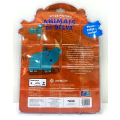 KIT PINTURA ANIMAIS DA SELVA