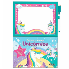 LIVRO ESCREVA E APAGUE UNICORNIOS