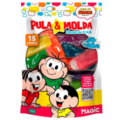 MASSA EVA PULA MOLDA TURMA MONICA 150G