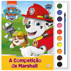 LIVRO AQUARELA PATRULHA CANINA A COMPETICAO DE MARSHALL