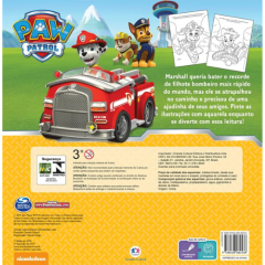 LIVRO AQUARELA PATRULHA CANINA A COMPETICAO DE MARSHALL