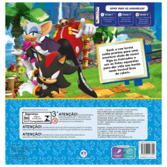 LIVRO AQUARELA SONIC CORES E AVENTURA