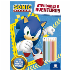 LIVRO COLORIR SONIC ATIVIDADES E AVENTURAS