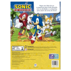 LIVRO COLORIR SONIC ATIVIDADES E AVENTURAS