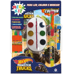 LIVRO LER COLORIR E BRINCAR HOT WHEELS
