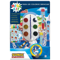 LIVRO LER COLORIR E BRINCAR SONIC