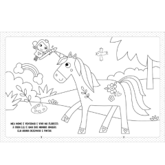 LIVRO LER COLORIR E BRINCAR UNICORNIOS