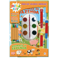 LIVRO LER COLORIR E BRINCAR FAZENDA