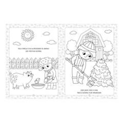 LIVRO LER COLORIR E BRINCAR FAZENDA