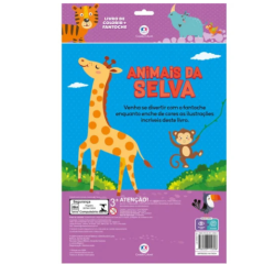 LIVRO FANTOCHE ANIMAIS DA SELVA