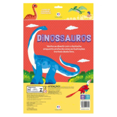 LIVRO FANTOCHE DINOSSAUROS