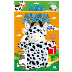 LIVRO FANTOCHE ANIMAIS DA FAZENDA