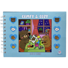 LIVRO COLORIR COMFY E COZY BLUE
