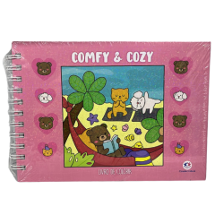 LIVRO COLORIR COMFY E COZY PINK