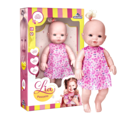 BONECA LIA PASSEIO BRANCA