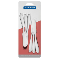 JOGO ESPATULAS LAGUNA  INOX 6PCS