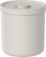 LIXEIRA BANCADA PLASTICA COM TAMPA BOLD 6L BEGE