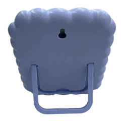 ESPELHO MESA C/BORDA TRANCADA PLASTICO 18X13.5CM CORES ED510298