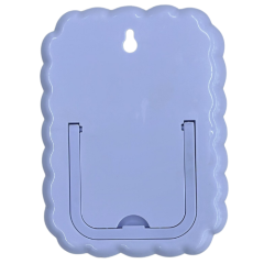 ESPELHO MESA C/BORDA TRANCADA PLASTICO 18X13.5CM CORES ED510298