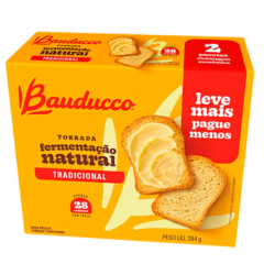 TORRADA TRADICIONAL L+P- BAUDUCCO 284G