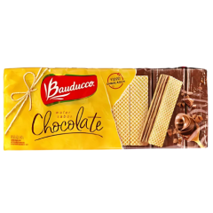 BISCOITO WAFER CHOCOLATE BAUDUCCO 140G