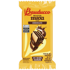 BISCOITO WAFER MAXI CHOC BAUDUCCO 104G