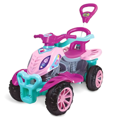 QUADRICICLO LADY STAR ROSA E AZUL